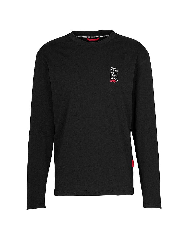 VAN DEER RED BULL SPORTS Herren Unterzieh Shirt Essentials schwarz | L